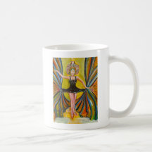 La tasse noire de tutu pour des fans de danse