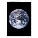 La terre cartes de vœux