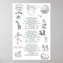 La terre continue à s'allumer poster