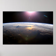 La terre de la Station Spatiale Internationale Posters