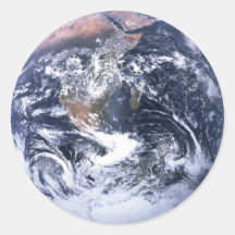 La terre de planète autocollants
