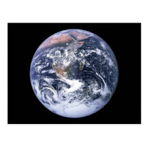 La terre de planète cartes postales