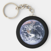 La terre de planète porte-clé