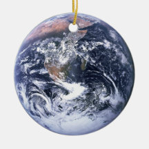 La terre décorations pour sapins de noël