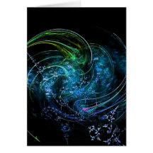 La terre et ciel carte de vœux