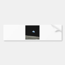 La terre se lève de la lune adhésifs pour voiture