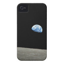 La terre se lève de la lune coques iPhone 4
