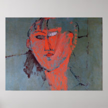 La tête rouge, c.1915 affiche