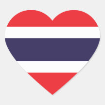 La Thaïlande/drapeau thaïlandais Adhésifs