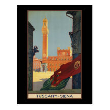 La Toscane Sienne Carte Postale
