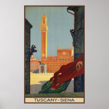 La Toscane Sienne Posters