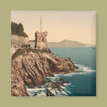 La tour chez Nervi, Gênes, Ligurie, Italie magnets