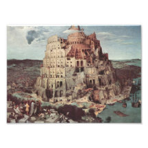 La tour de Babel - Pieter Bruegel l'aîné Photos Sur Toile