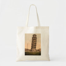 La tour penchée de Pise, Toscane, Italie Sac