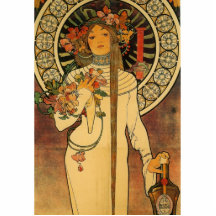 La Trappistine de Mucha Photo Sculptures