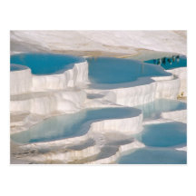La Turquie, château de coton de Pamukkale). Carte Postale