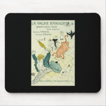 La Vache Enragee de Toulouse-Lautrec Tapis De Souris