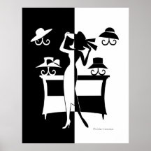 La vente de chapeau affiches
