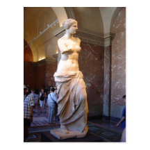 La Vénus de Milo dans le Louvre Paris France David Carte Postale