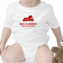 La viande est meurtre, meurtre savoureux t-shirts