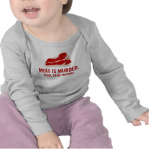La viande est meurtre, meurtre savoureux t-shirts