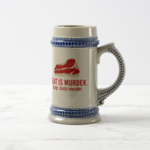 La viande est meurtre, meurtre savoureux tasses