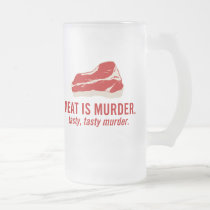 La viande est meurtre, meurtre savoureux tasses