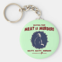 … la viande est meurtre porte-clefs