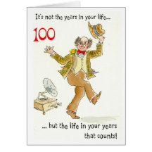 La "vie carte d'anniversaire pendant vos années" 1