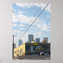 La vie dans Ellum profond Posters