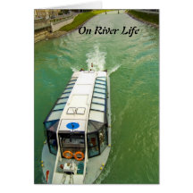 La vie de rivière cartes de vœux