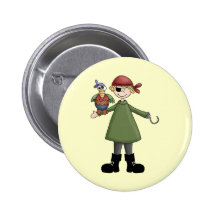La vie d'un pirate badge avec épingle