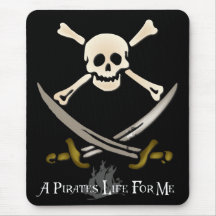 La vie d'un pirate pour moi tapis de souris