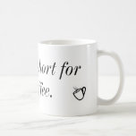 La vie est à abréviation le café gâté mugs à café