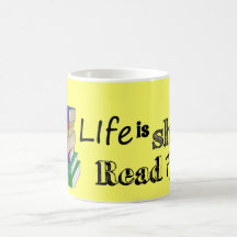 La vie est courte. Lisez rapidement Tasse
