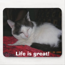 La vie est grande ! tapis de souris