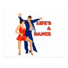 La vie est une danse carte postale
