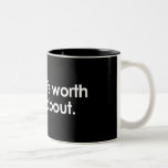 La vie intéressant le gazouillement tasse à café