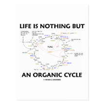 La vie n'est rien mais un cycle organique (le cycl carte postale