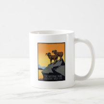 La vie sauvage de conserve de parcs nationaux mugs