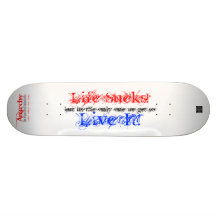 La vie suce ! skateboards personnalisables