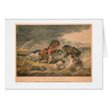 La vie sur la prairie : La défense du trappeur (08 Carte De Vœux