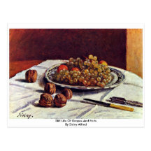 La vie toujours des raisins et des écrous par Sisl Carte Postale