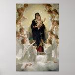 La Vierge avec Angels, 1900 Posters