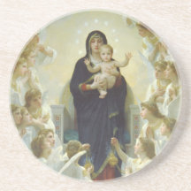 La Vierge avec des anges Dessous De Verre