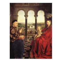 La Vierge du chancelier Rolin Cartes Postales