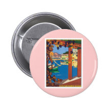 La vintage Cote d'Azur Badges Avec Agrafe