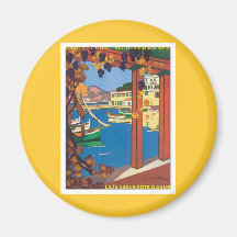 La vintage Cote d'Azur Magnets
