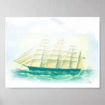 La voile de la gloire américaine affiches