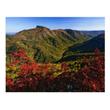 La vue d'automne de la gorge de Linville a souvent Carte Postale